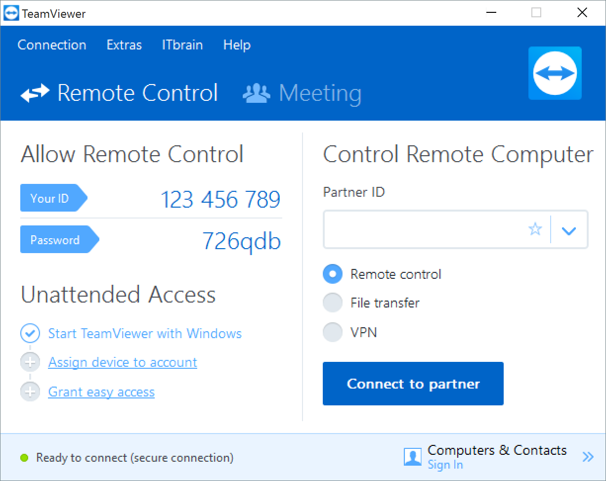 TeamViewer Screenshot 5