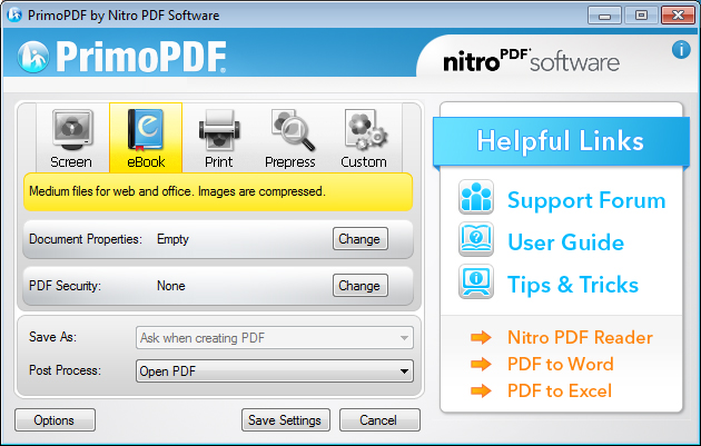PrimoPDF Screenshot 2