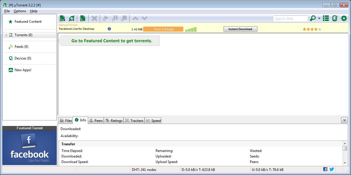uTorrent Screenshot 1