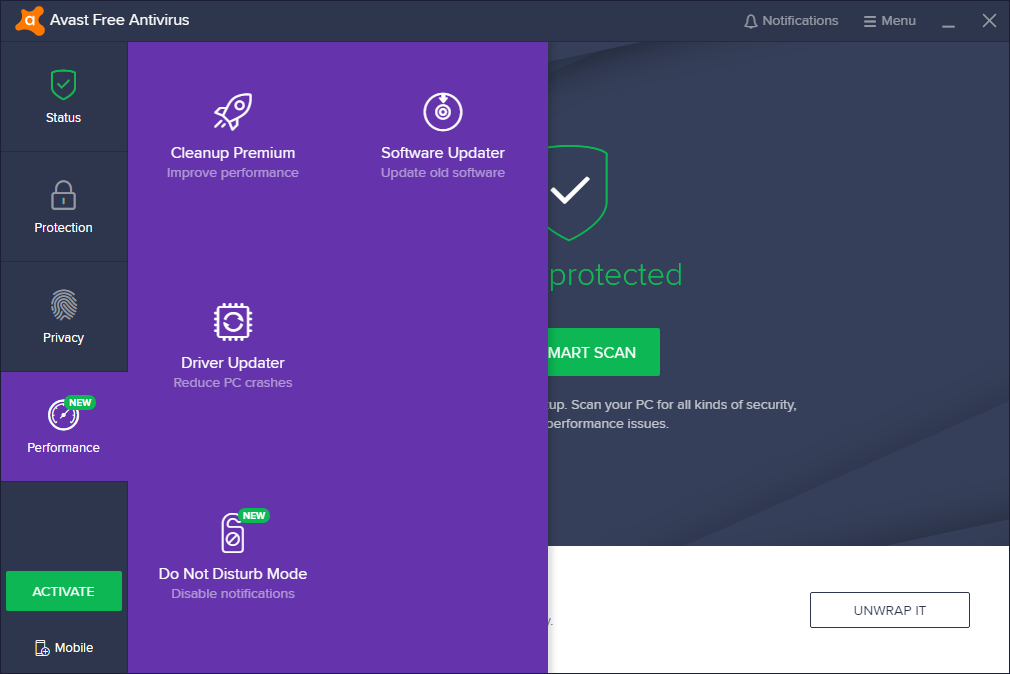 Avast Free Antivirus Screenshot 5
