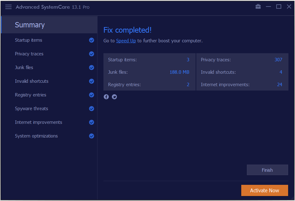 Advanced SystemCare Pro Screenshot 4