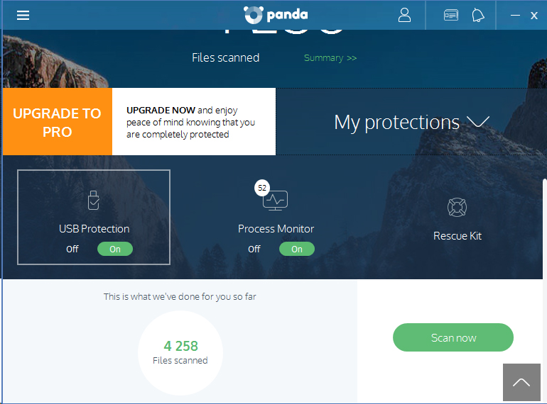 Panda Free Antivirus Screenshot 2