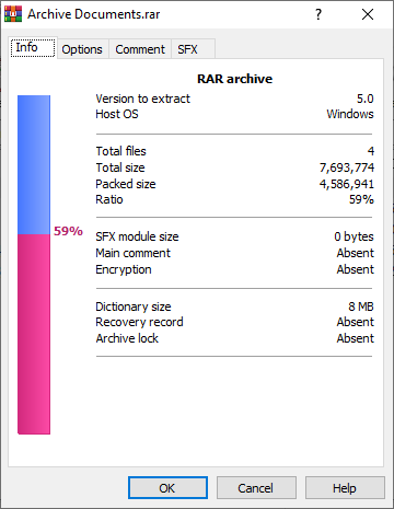 WinRAR (64-bit) Screenshot 4