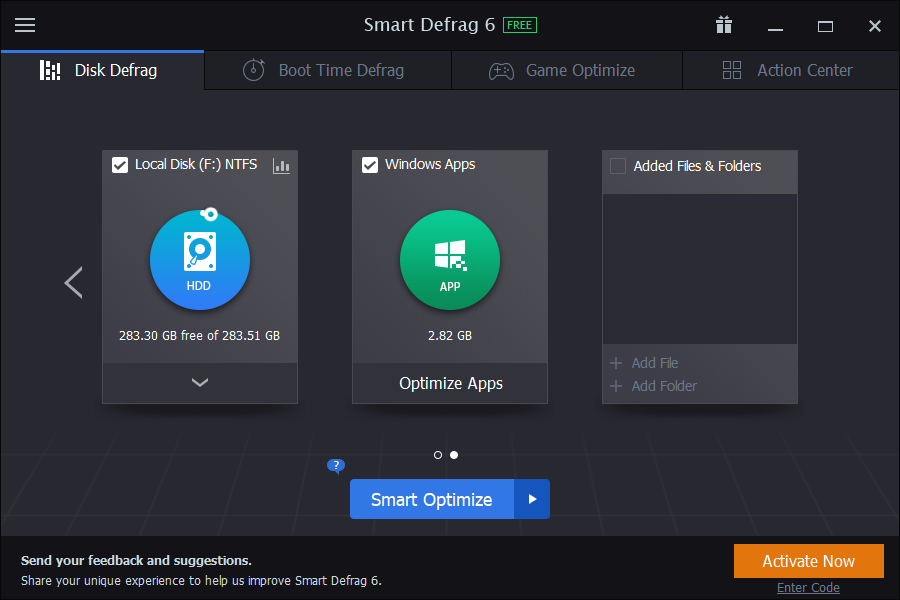 Smart Defrag Screenshot 2