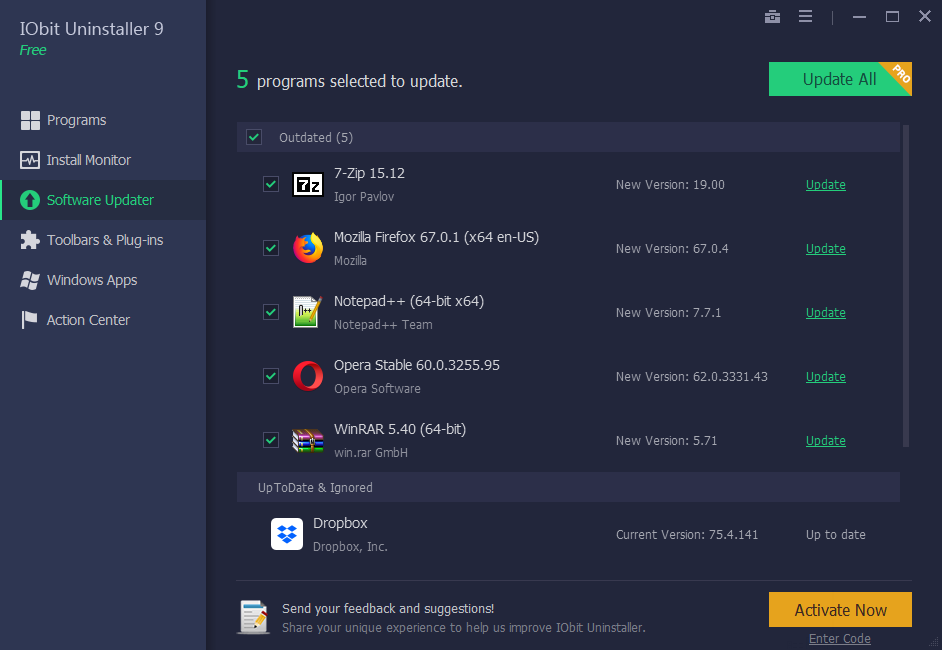 IObit Uninstaller Screenshot 6
