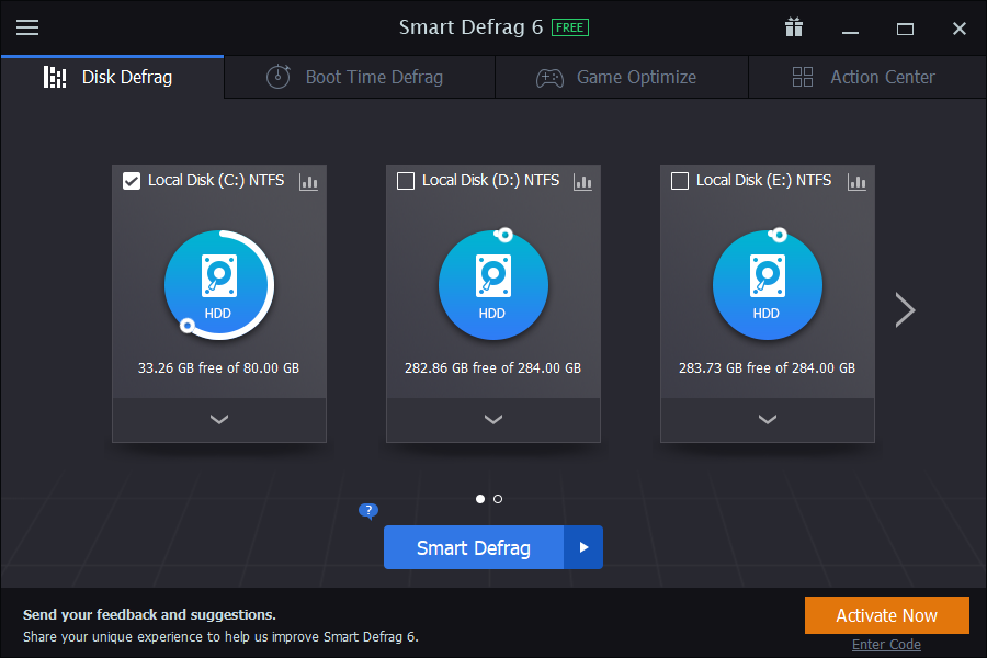 Smart Defrag Screenshot 1