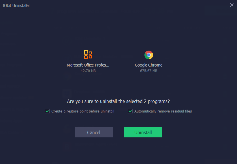 IObit Uninstaller Screenshot 3