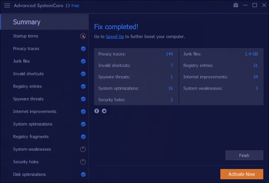 Advanced SystemCare Free Screenshot 5