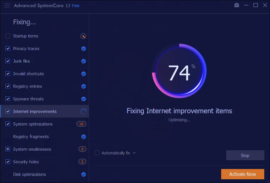 Advanced SystemCare Free Screenshot 4