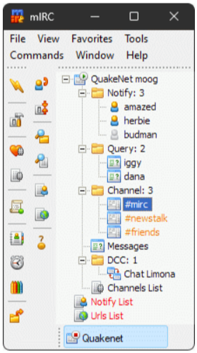 mIRC Screenshot 1