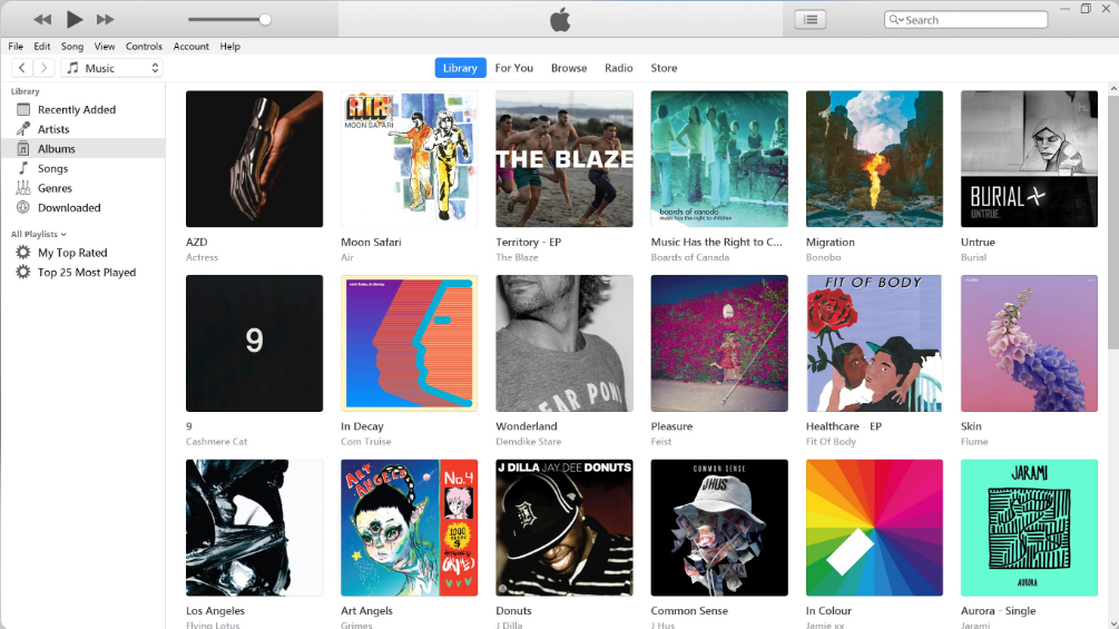 Apple iTunes Screenshot 1