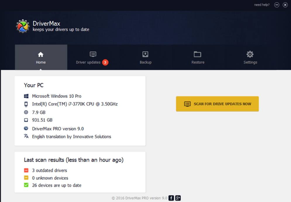 DriverMax Screenshot 1