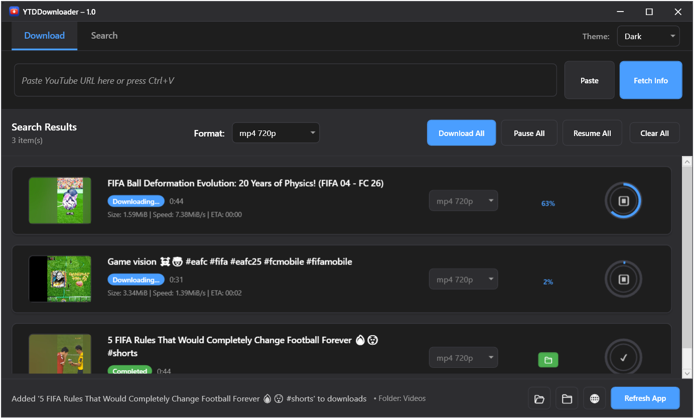 YTDDownloader Screenshot 2